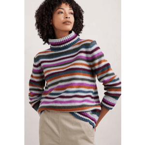 Seasalt Braque Striped Jumper with Wool